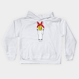 Horse with Ribbon Kids Hoodie